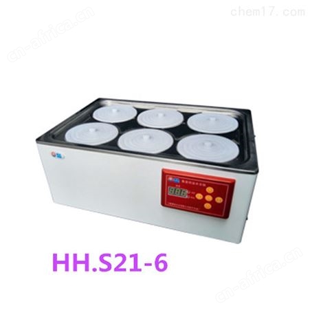 HH.S21-8恒温水浴锅 双列八孔加热水浴槽