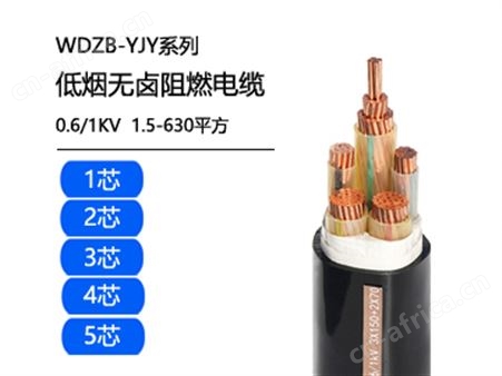 WDZB-YJY低烟无卤阻燃电缆