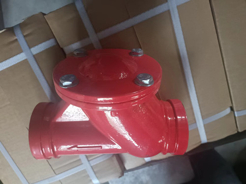 沟槽卡箍式圆球止回阀 沟槽卡箍式圆球止回阀