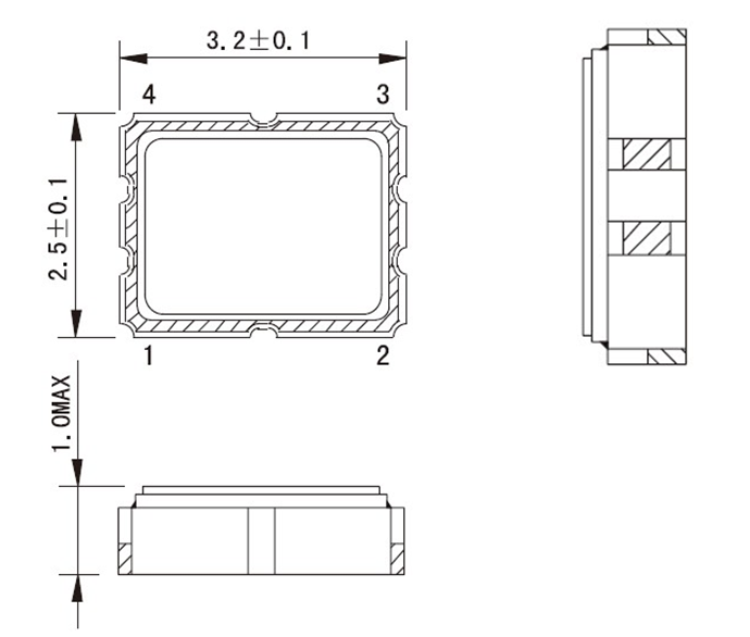 OSC3225有源晶振33.333MHZ规格参数及使用说明